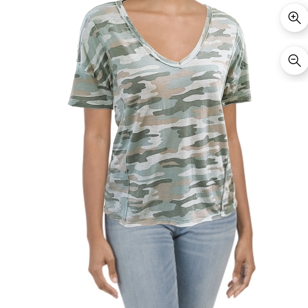 NWOT LUCKY ☘️ Brand Camo T-Shirt | Sz XS